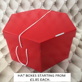All Red Hatboxes